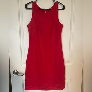 Old Navy Red Sleeveless Sheath Dress